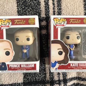 William and Kate Funko Pops